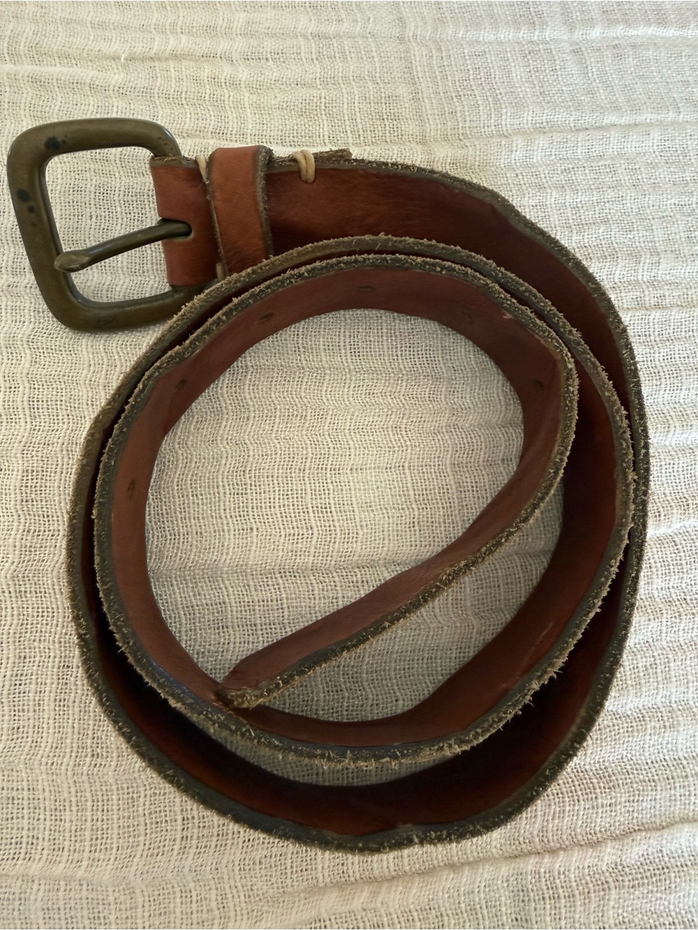 🤎 Rustic J.Crew Genuine Italian 
Leather Belt - Size S 🕰️ - Picture 12 of 16